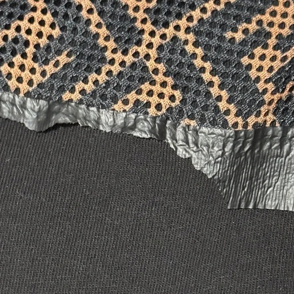 Fendi FF Mesh Panel Black T‑Shirt (Flawed Embellishment) size Large - Picture 12 of 14